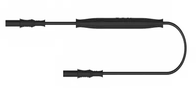 15331-IEC-0A5 Fused 0.5A 4mm Straight Shrouded Banana Plug Lead